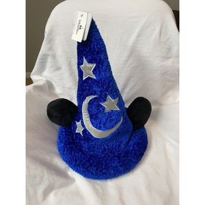 Walt Disney Parks Plush Sorcerer Mickey Mouse Ear Hat Fantasia